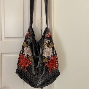 Johnny Was Velvet Tote